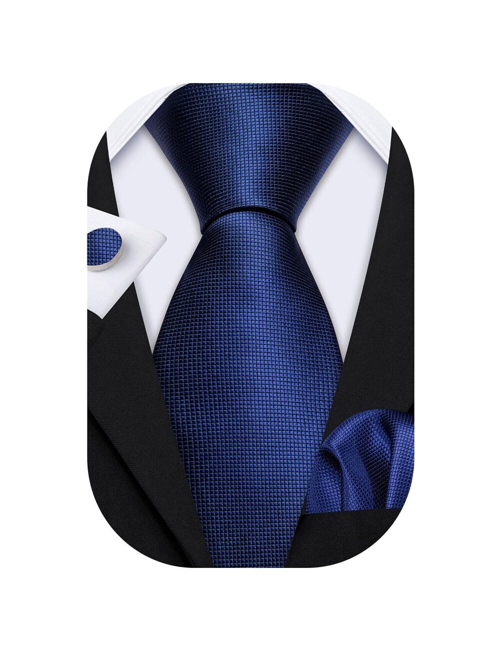 6866 Plain Silk Ties Extra Long Stain Necktie for Wedding Business